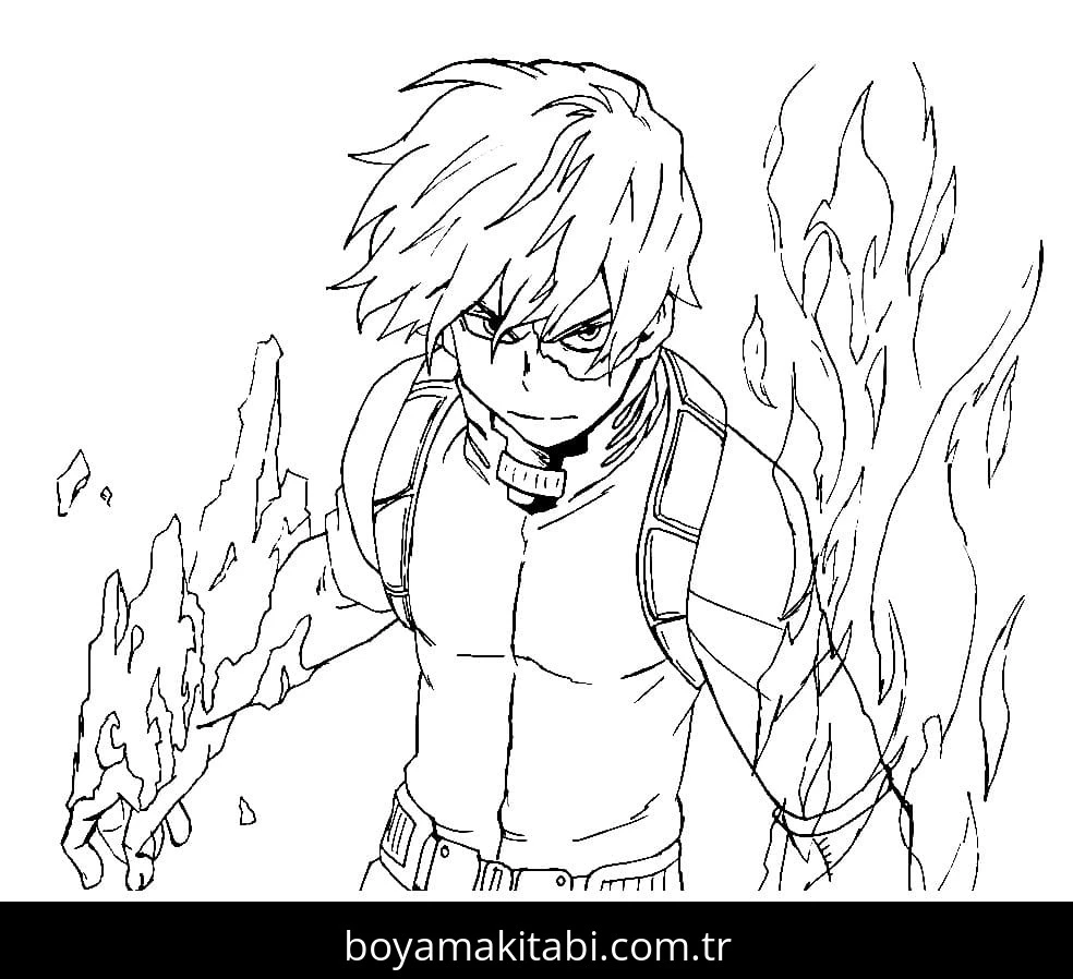 My Hero Academia boyama sayfası #41 – yaratıcılık, doğum günü partisi aktivitesi