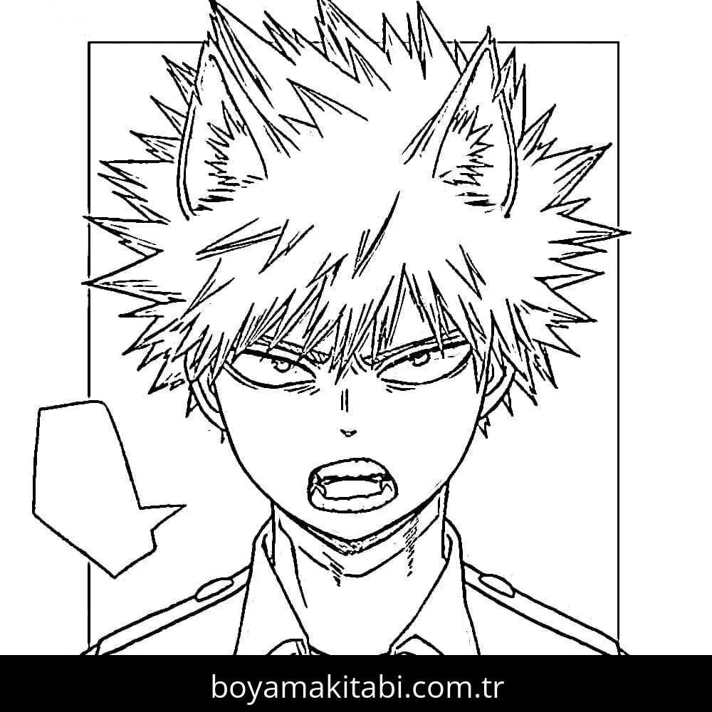 My Hero Academia boyama sayfası #56 – kolay indirilebilir, eğlenceli öğrenme deneyimi