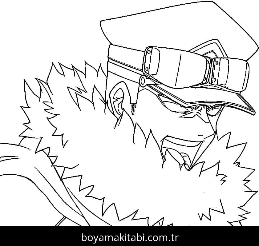 My Hero Academia boyama sayfası – sevimli karakter, sanatsal çalışma