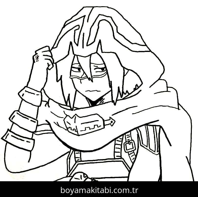 My Hero Academia boyama sayfası #117 – evde etkinlik, anaokulu etkinliği