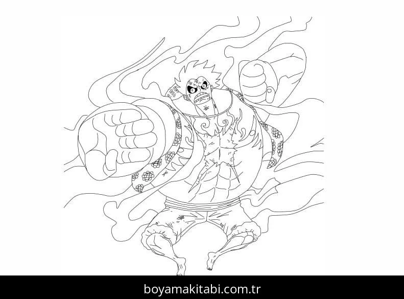 One Piece boyama sayfası #131 – eğitici aktivite, yaratıcılık