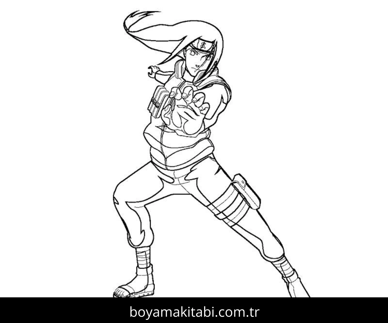 Naruto boyama sayfası – eğlenceli etkinlik, el becerilerini geliştirir