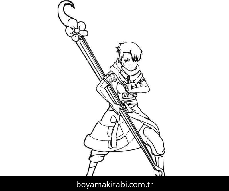 Naruto boyama sayfası – yaratıcılığı geliştirir, keyifli zaman