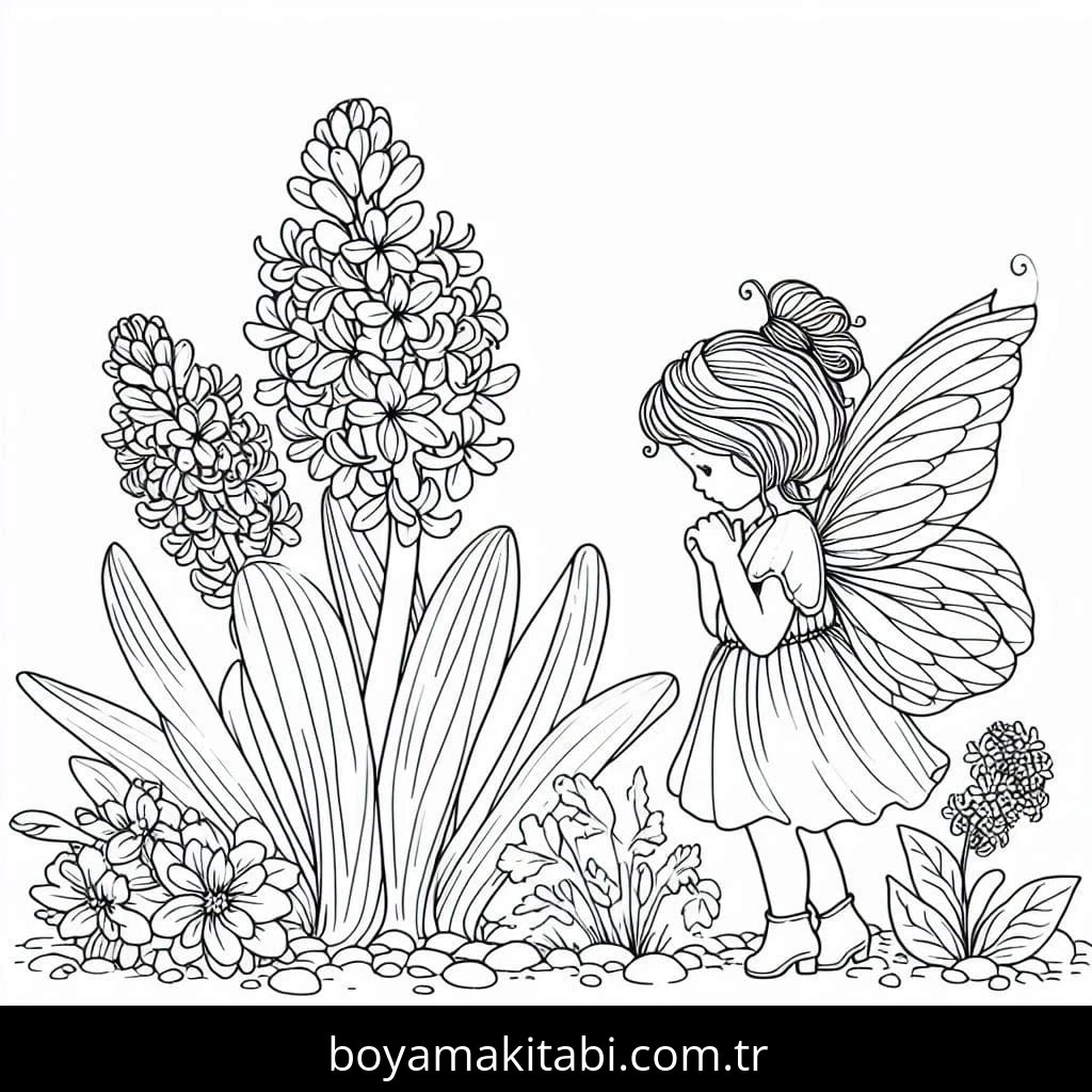 Sümbül boyama sayfası – ücretsiz yazdır, boyama etkinliği