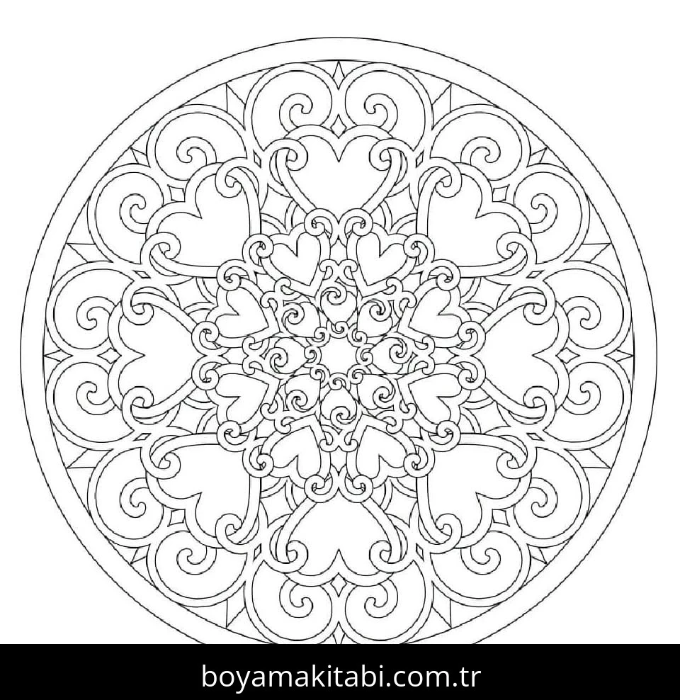 Soyut boyama sayfası – yaratıcılığı geliştirir, keyifli zaman