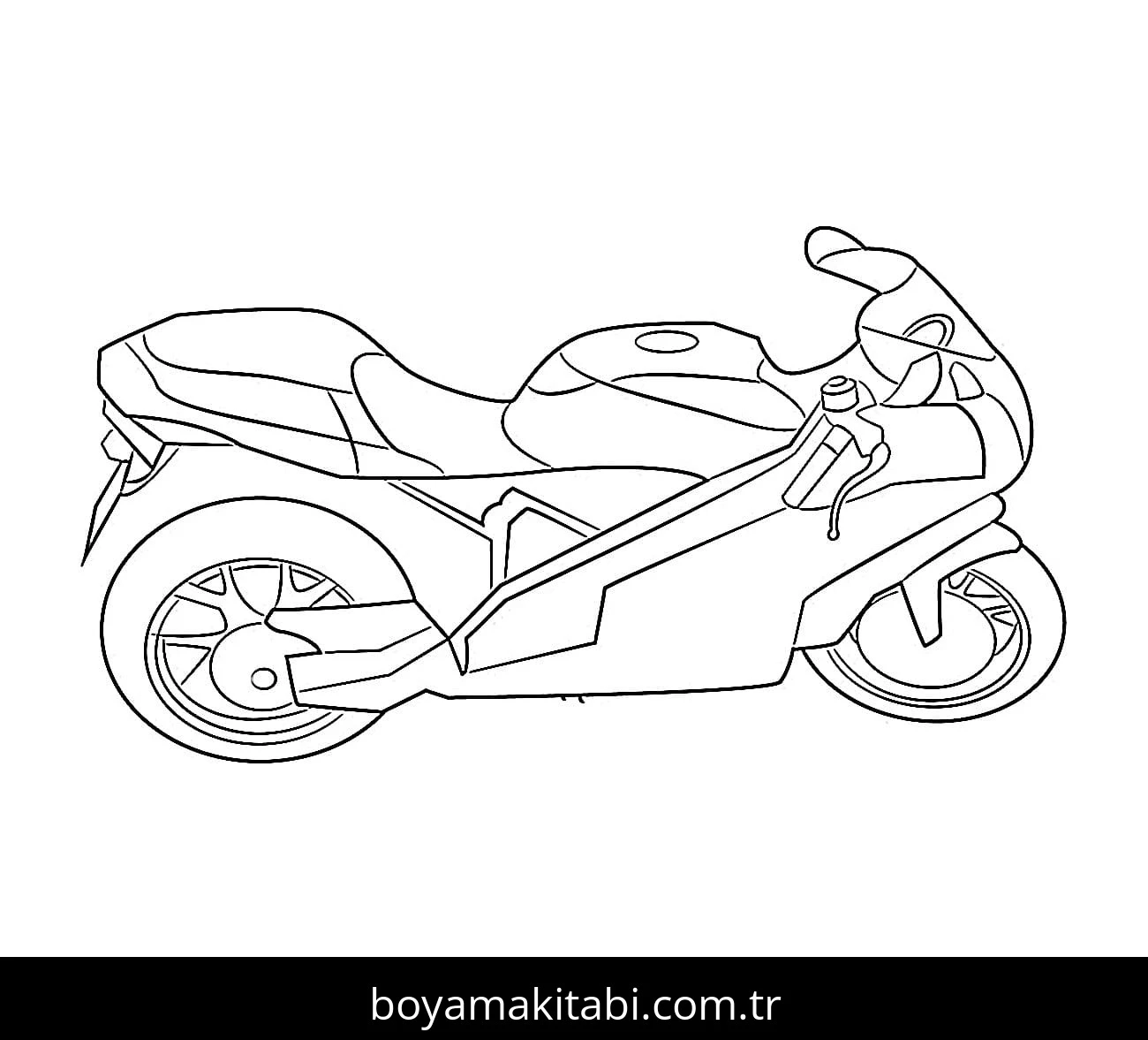 Ducati Motosiklet boyama sayfası – ücretsiz yazdır, boyama etkinliği