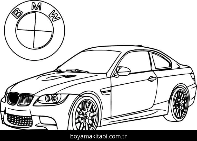BMW boyama sayfası – yaratıcılığı geliştirir, keyifli zaman