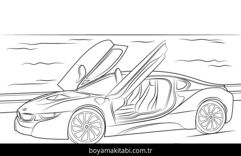 BMW boyama sayfası – ücretsiz yazdır, boyama etkinliği