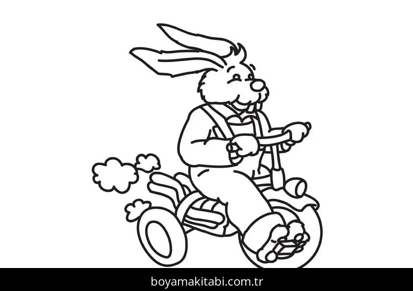 Motosiklet boyama sayfası #168 – yaratıcılığı geliştirir, keyifli zaman