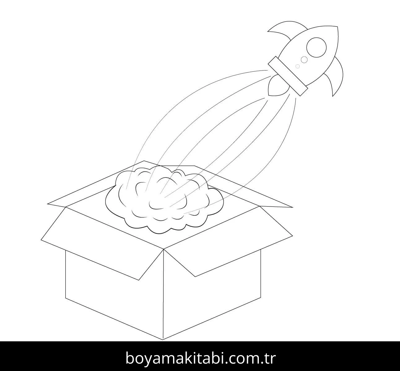 Gemi boyama sayfası – boyama etkinliği, çocuk aktivitesi