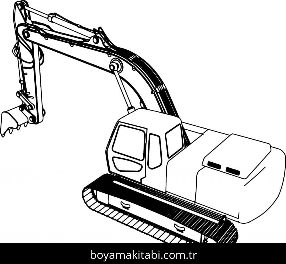 Kepçe boyama sayfası – eğitici aktivite, yaratıcılık