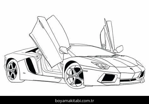 Araba boyama sayfası – yaratıcılığı geliştirir, keyifli zaman
