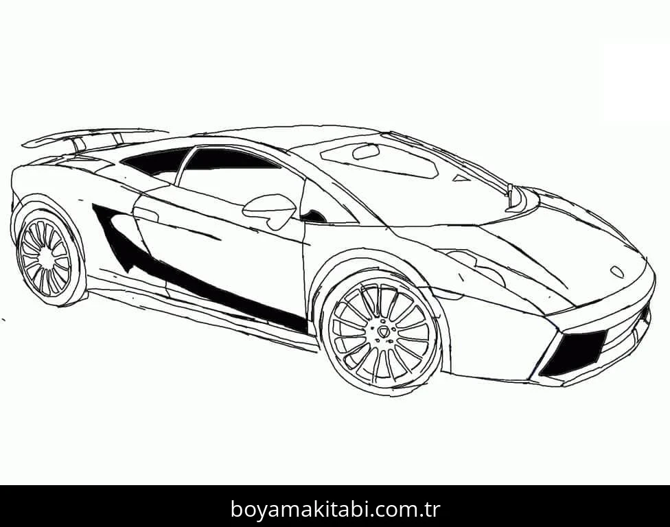 Lamborghini boyama sayfası #96 – yaz tatili etkinliği, sabır ve özgüven kazandırır