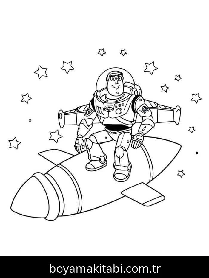 Buzz Işıkyılı (Buzz Lightyear) boyama sayfası #13 – ekran süresine alternatif, çocuklarla kaliteli zaman