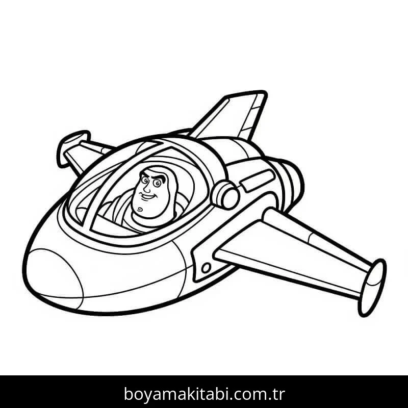 Buzz Işıkyılı (Buzz Lightyear) boyama sayfası #27 – yaratıcılığı geliştirir, keyifli zaman