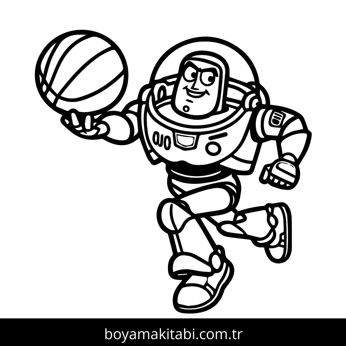 Buzz Işıkyılı (Buzz Lightyear) boyama sayfası – boyama etkinliği, çocuk aktivitesi