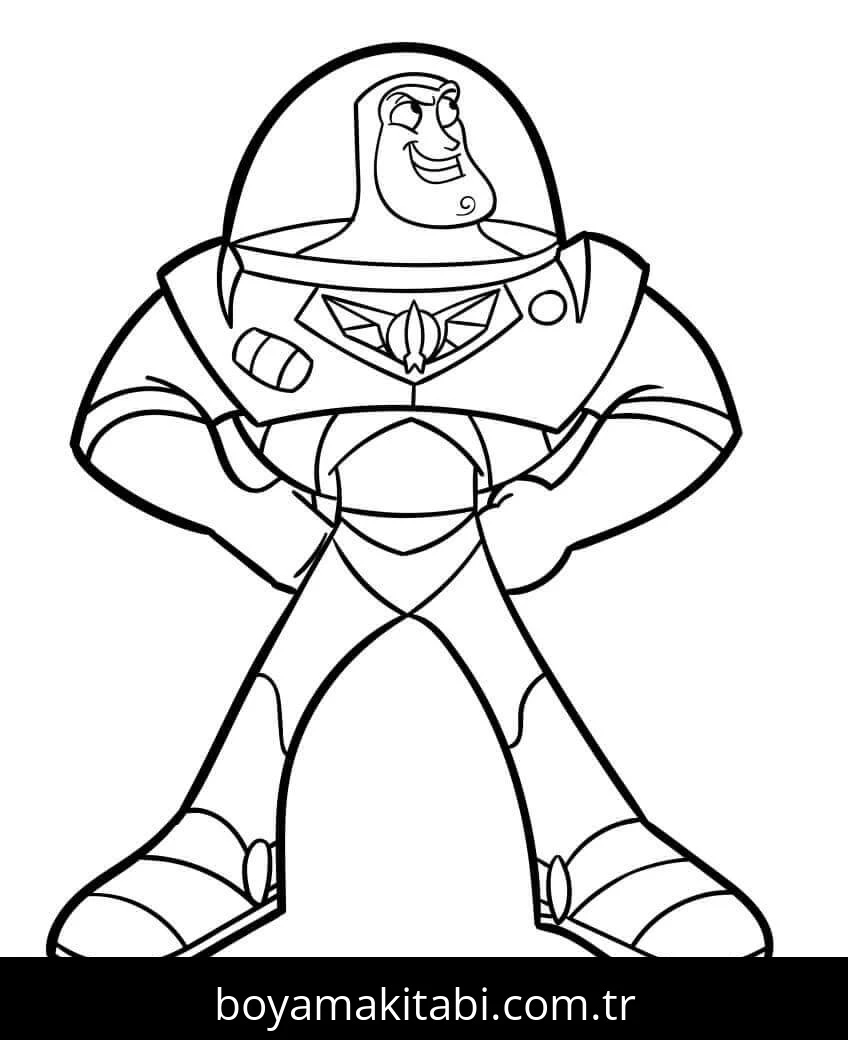 Buzz Işıkyılı (Buzz Lightyear) boyama sayfası – yaratıcılık, eğlenceli etkinlik