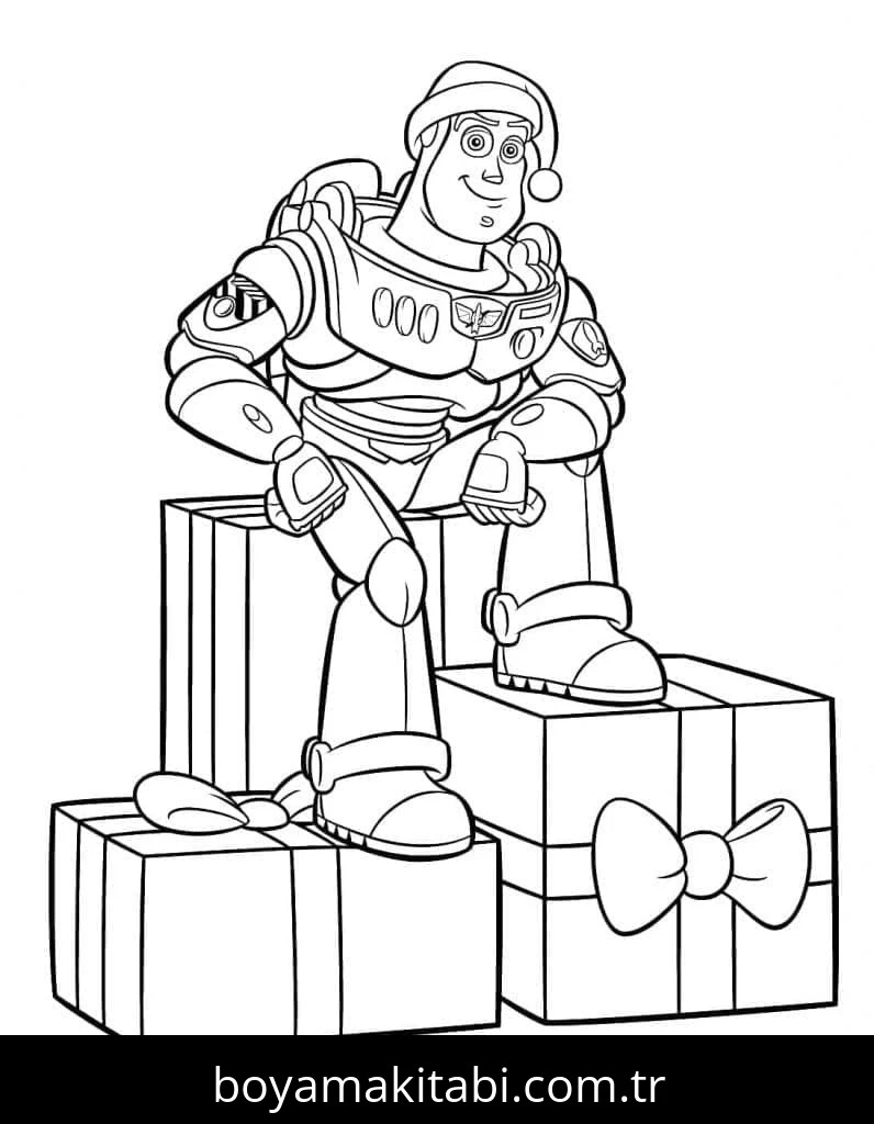 Buzz Işıkyılı (Buzz Lightyear) boyama sayfası – ücretsiz yazdır, boyama etkinliği