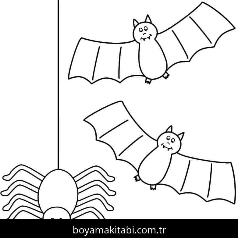 Cadılar Bayramı (Halloween) boyama sayfası – yaratıcılık, eğlenceli etkinlik