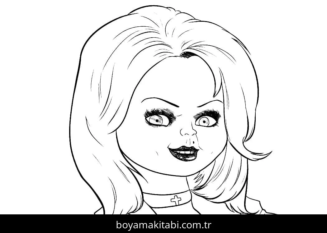 Chucky boyama sayfası – evde etkinlik, ücretsiz yazdır