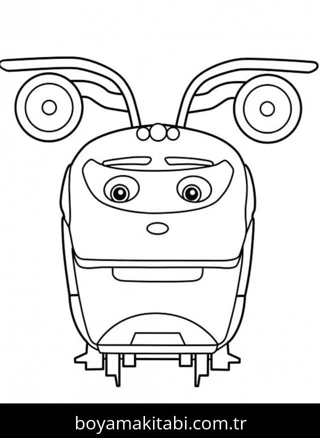 Chuggington boyama sayfası – renkli çizimler, okul öncesi