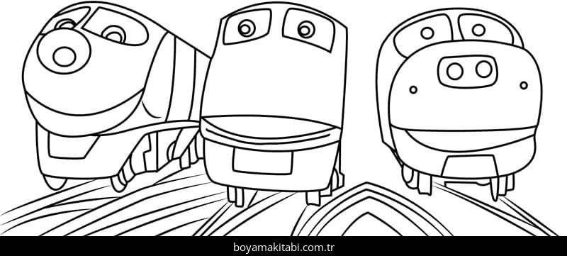 Chuggington boyama sayfası – eğlenceli etkinlik, el becerilerini geliştirir