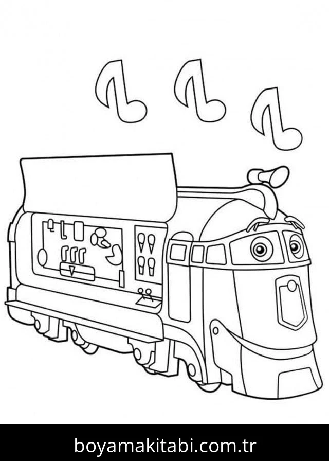 Chuggington boyama sayfası – yaratıcılığı geliştirir, keyifli zaman