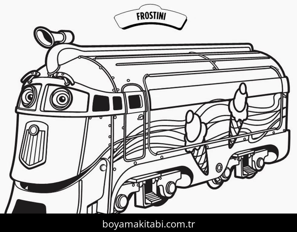 Chuggington boyama sayfası – keyifli zaman, renkli çizimler
