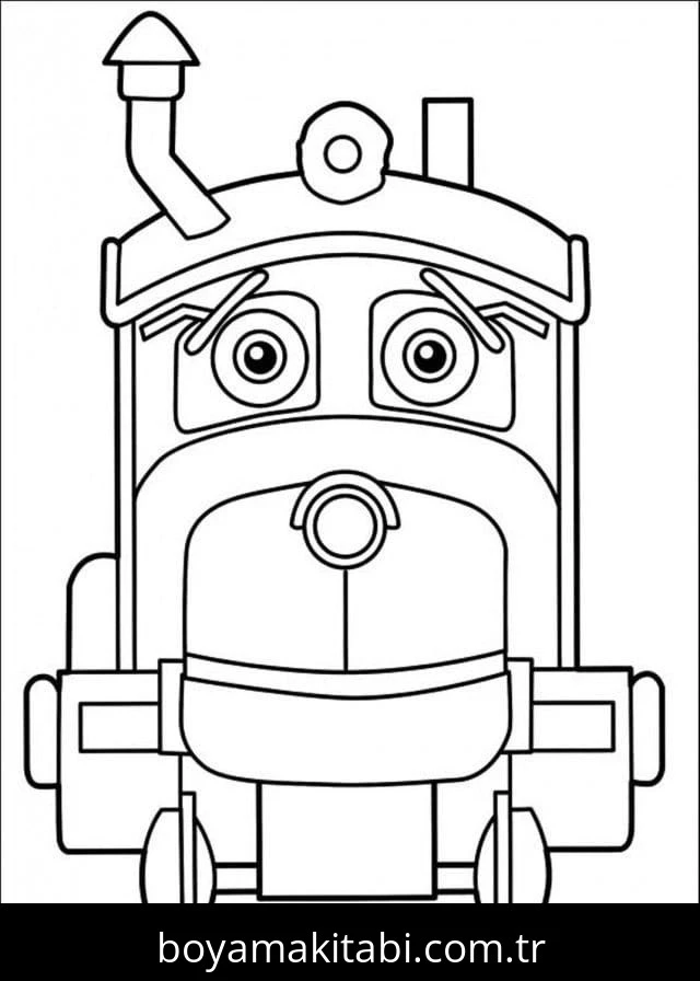 Chuggington boyama sayfası – boyama çalışması, yaratıcılığı geliştirir