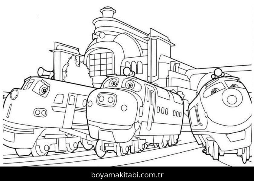 Chuggington boyama sayfası – ücretsiz yazdır, boyama etkinliği
