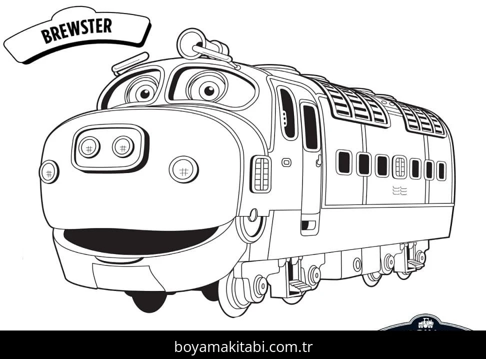 Chuggington boyama sayfası – yaratıcılığı geliştirir, keyifli zaman