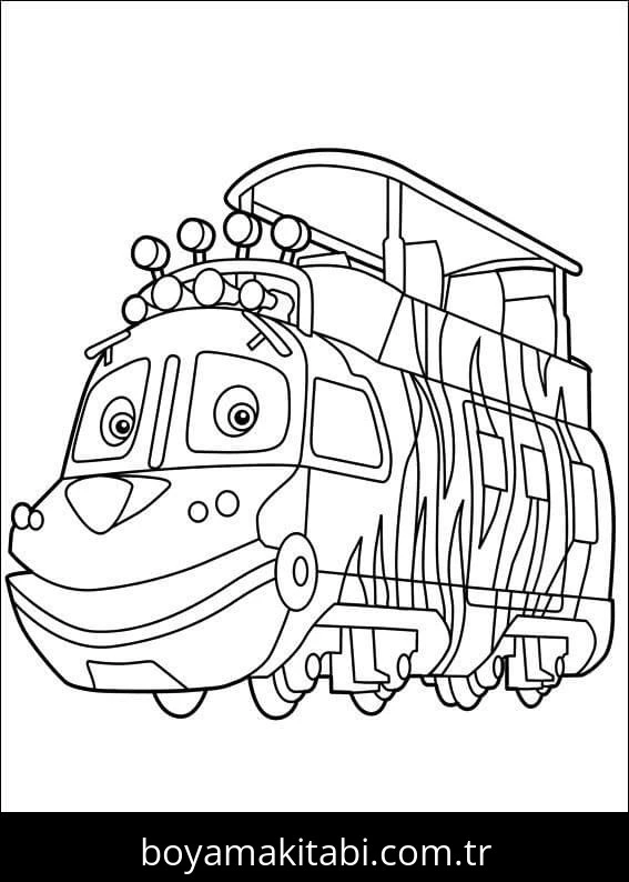 Chuggington boyama sayfası – okul öncesi, evde etkinlik