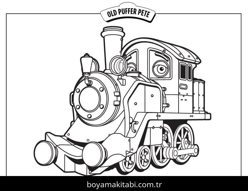 Chuggington boyama sayfası – keyifli zaman, renkli çizimler