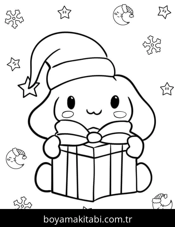 Cinnamoroll boyama sayfası – eğlenceli etkinlik, el becerilerini geliştirir