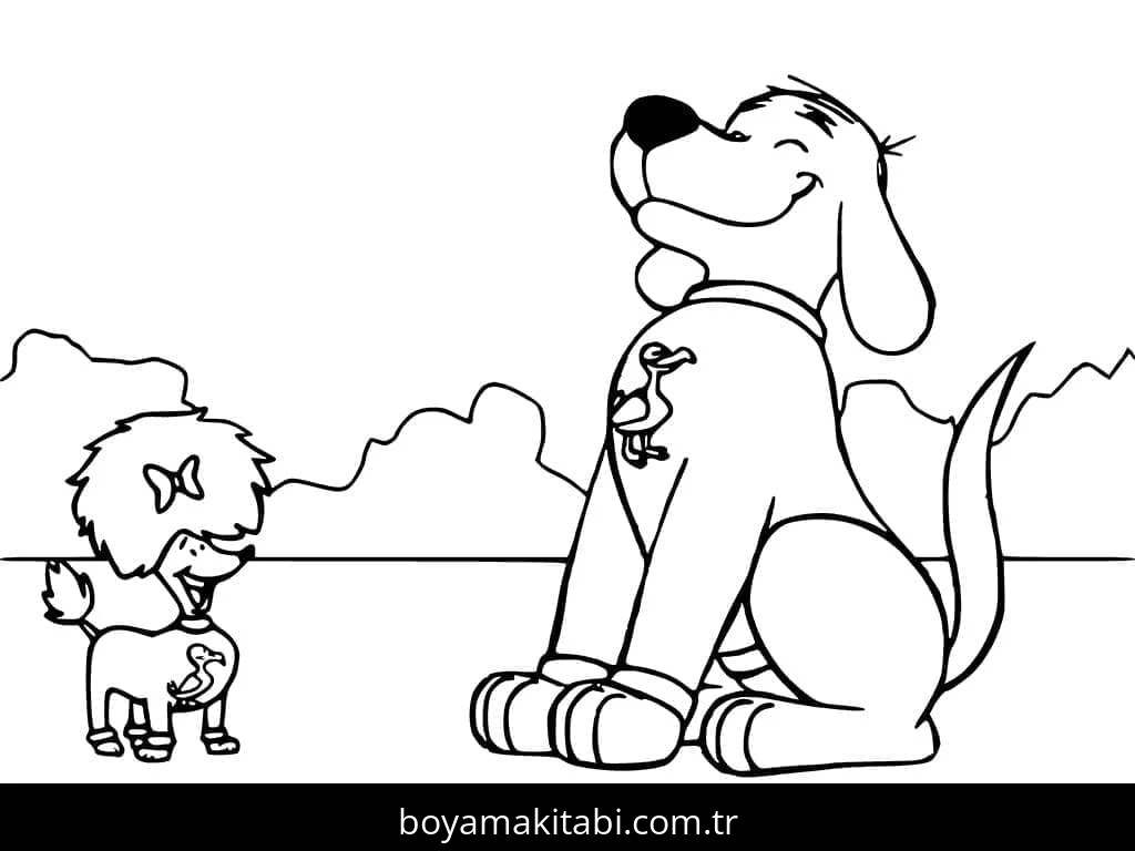Clifford boyama sayfası #21 – sanatsal çalışma, aile ile vakit geçirme