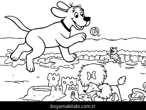 Clifford boyama sayfası – eğitici aktivite, yaratıcılık