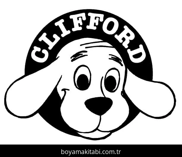 Clifford boyama sayfası – keyifli zaman, renkli çizimler