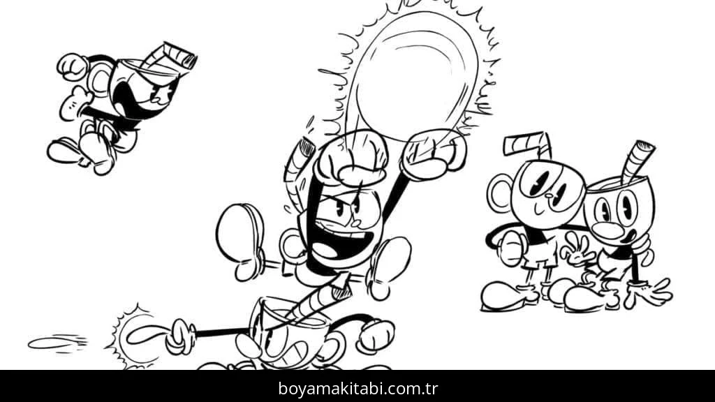 Cuphead Boyama