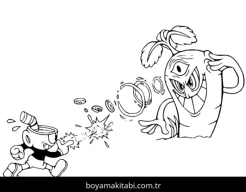 Cuphead Boyama
