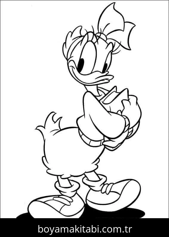 Daisy Duck boyama sayfası #99 – çocuklarla kaliteli zaman, yaratıcılığı geliştirir
