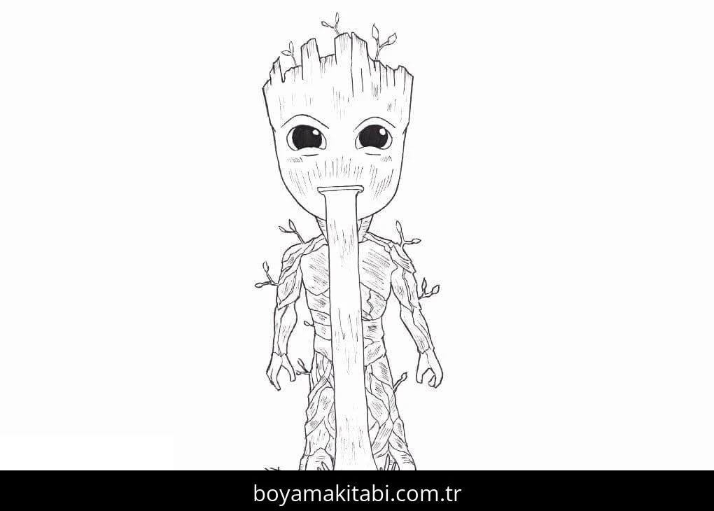 Galaksinin Koruyucuları boyama sayfası – yaratıcılık, eğlenceli etkinlik