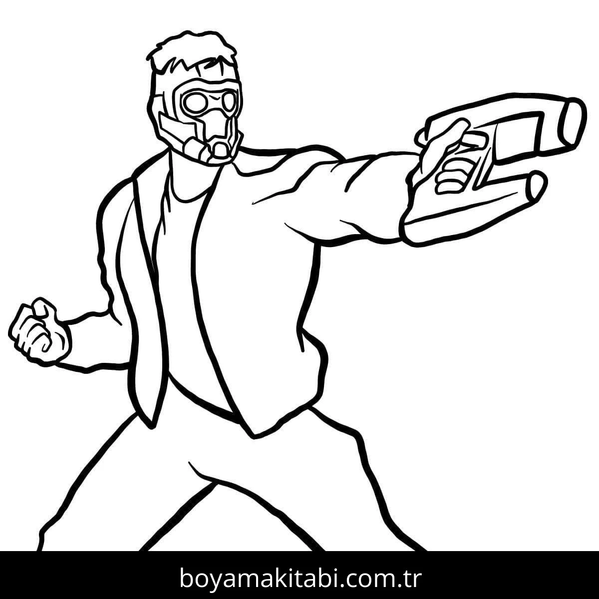 Galaksinin Koruyucuları boyama sayfası – yaratıcılığı geliştirir, keyifli zaman