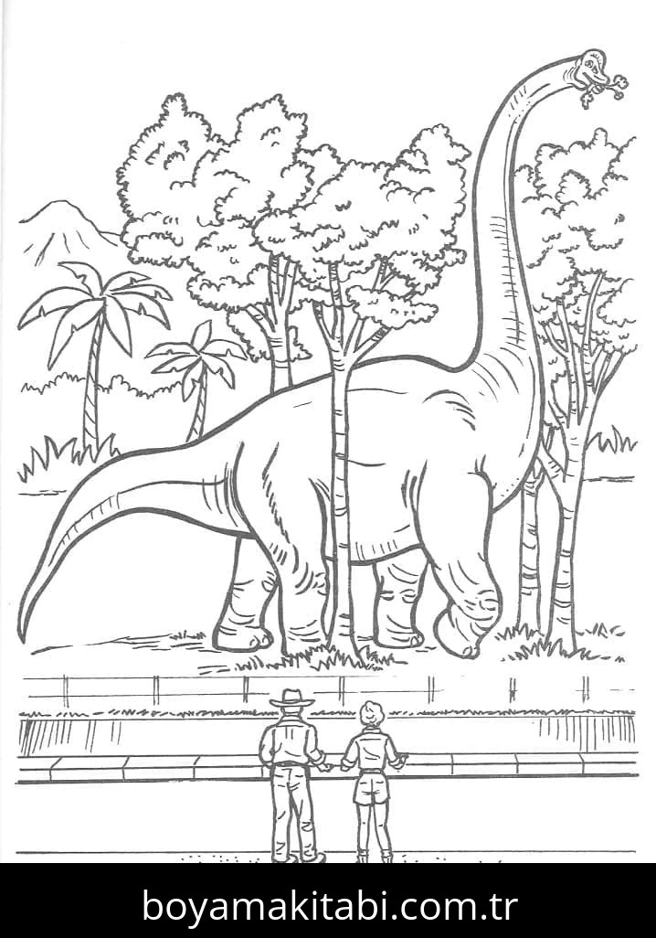 Jurassic Park Boyama