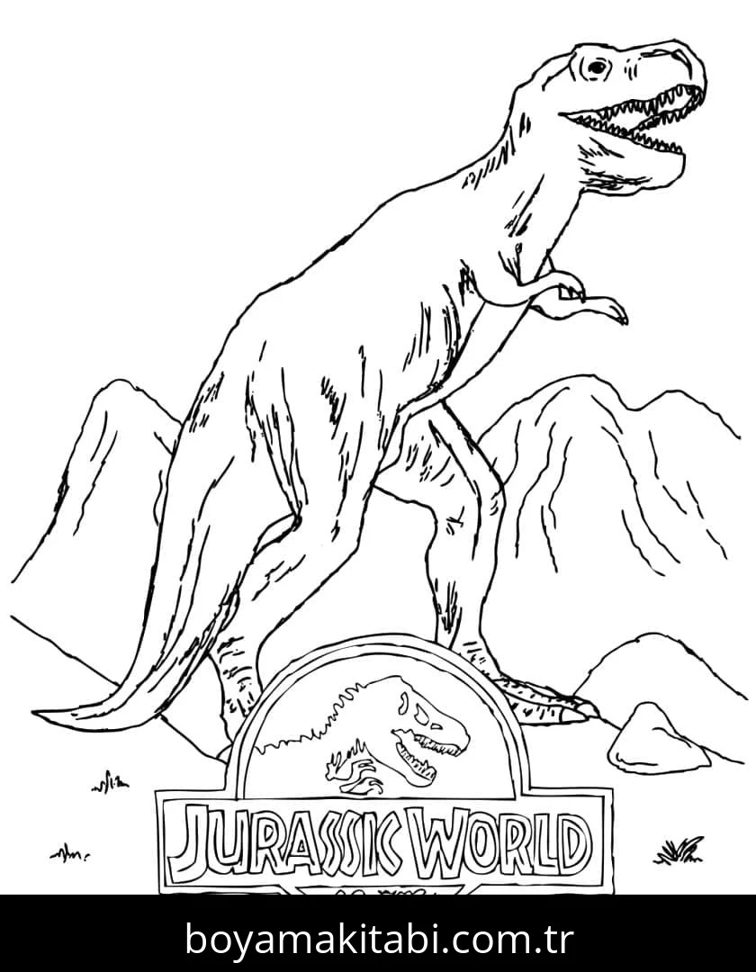 Jurassic Park Boyama
