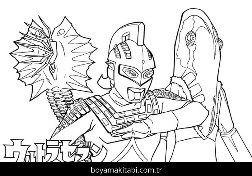Ultraman boyama sayfası #60 – ekran süresine alternatif, çocuklarla kaliteli zaman