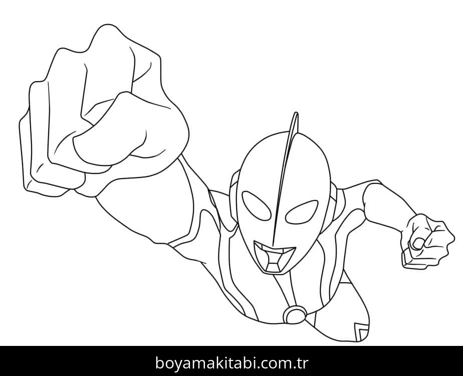 Ultraman boyama sayfası #69 – ücretsiz yazdır, boyama etkinliği