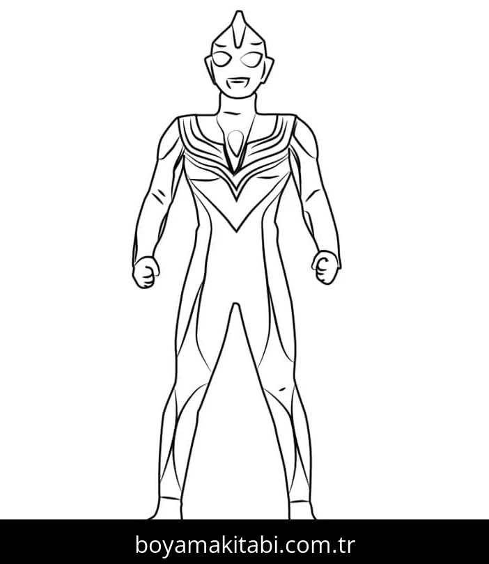 Ultraman boyama sayfası #73 – eğlenceli etkinlik, el becerilerini geliştirir