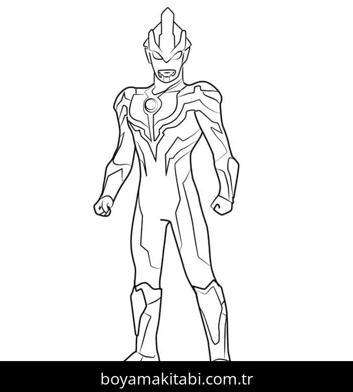 Ultraman boyama sayfası #86 – yaratıcılık, doğum günü partisi aktivitesi