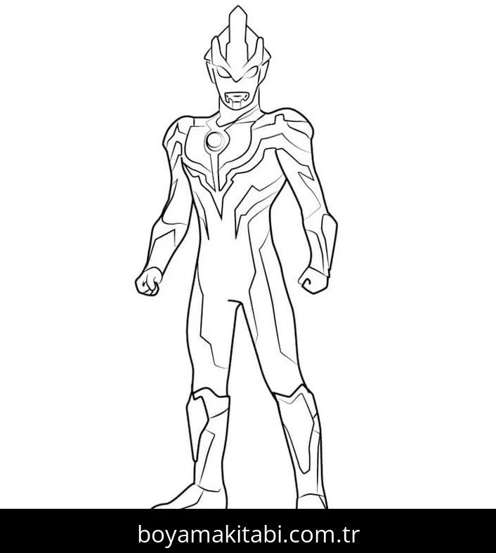Ultraman boyama sayfası #97 – hayal gücünü besler, tamamen ücretsiz