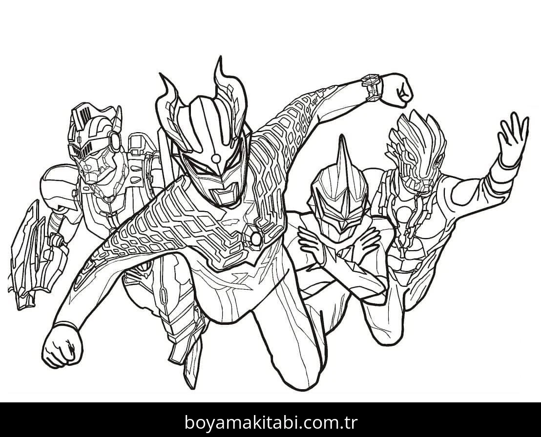 Ultraman boyama sayfası #100 – ekran süresine alternatif, çocuklarla kaliteli zaman
